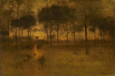 Das Zuhause des Reihers von George Inness